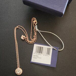 Swarovski Angelic Rose Gold Pendant Necklace